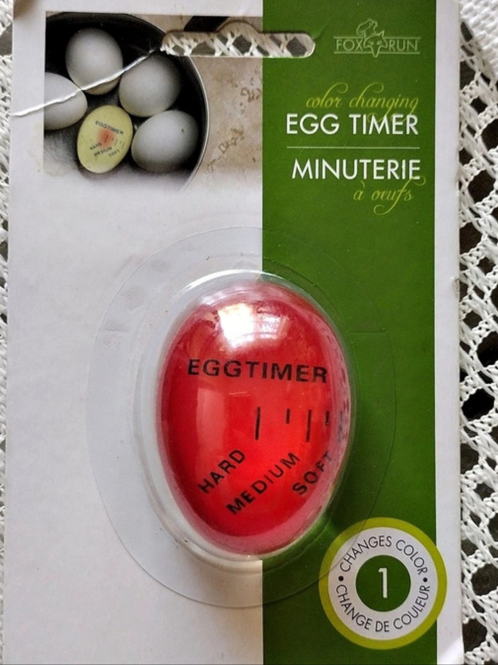 FREE With  $20 Purchase/ Color Changing Egg Timer